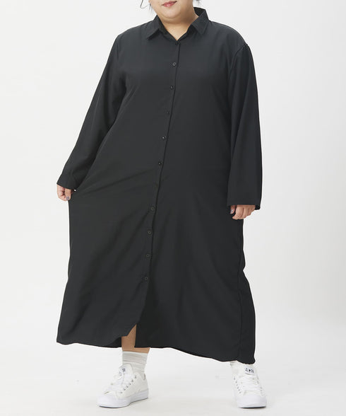 BASICシャツワンピース